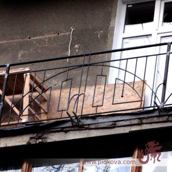 Перила на балкон геометрия sb-17