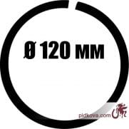 Кованое кольцо Ø 120 мм