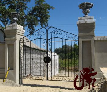 Кованые решетчатые ворота